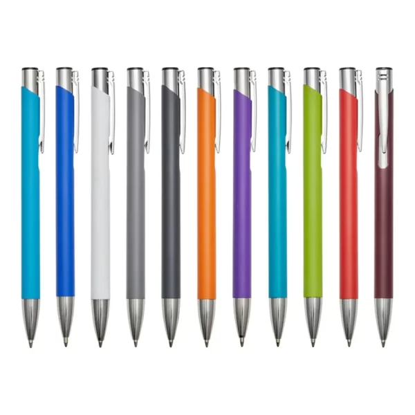 todas as canetas de metal varias cores