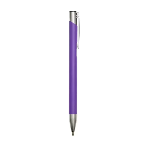 caneta de metal roxa